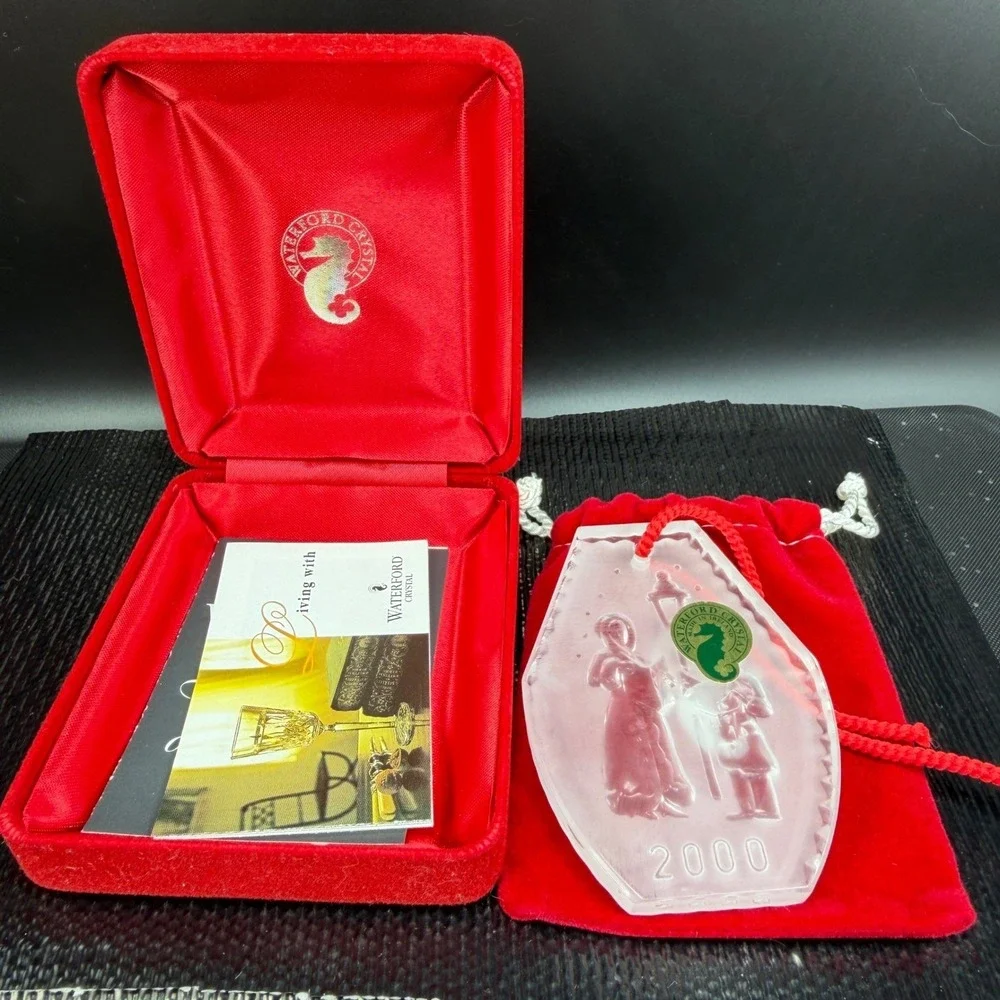 Waterford Crystal 2000 Carolers Ornament Joys‎ of Winter 3rd Edition New in Box